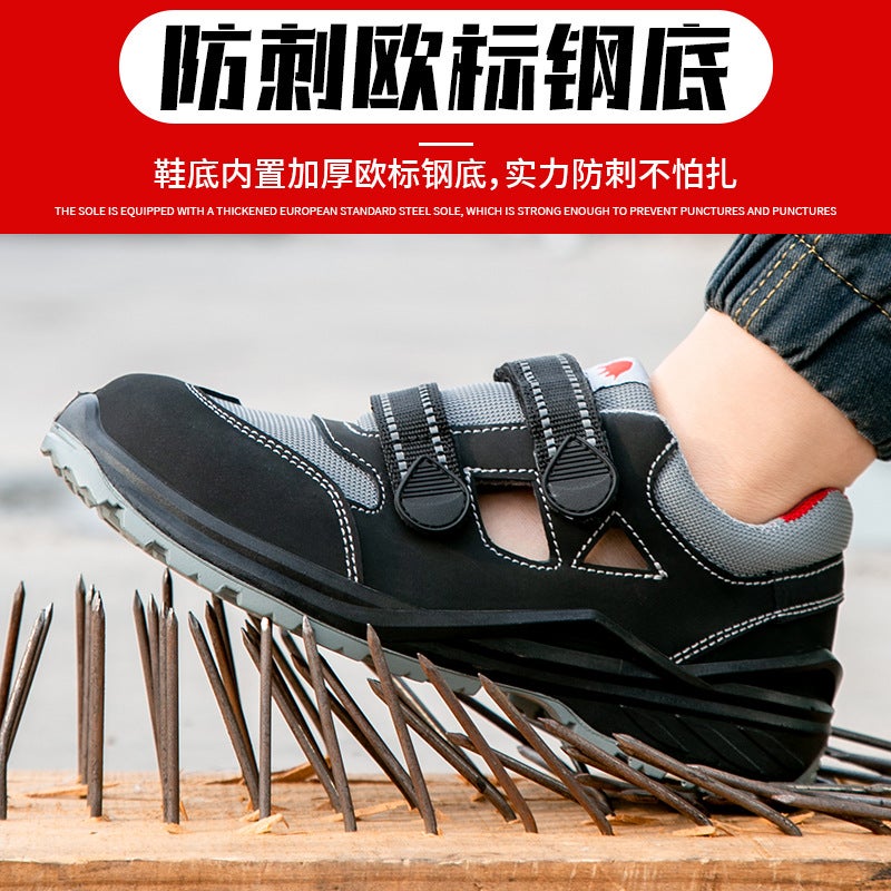 Labor Protection Shoes For Men, Anti-Smash, Anti-Puncture, Breathable And Wear-Resistant Work Shoes, Construction Site Safety Shoes For Women, Safety Shoes - Image 4
